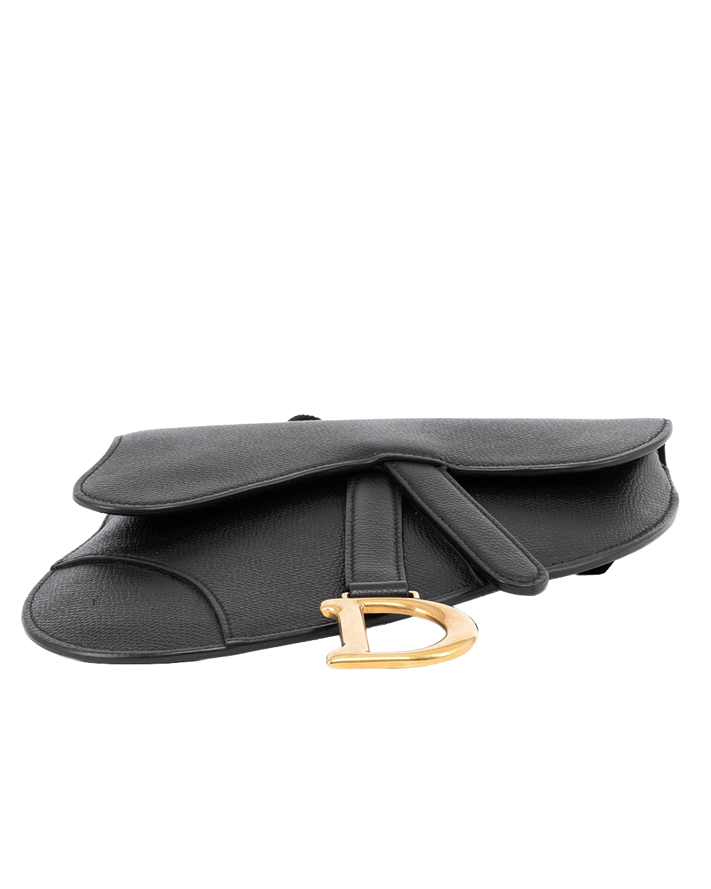 DIOR SADDLE BAG WITH STRAP MINI BLACK GRAINED CALF GHW 50 MA 0189 04043