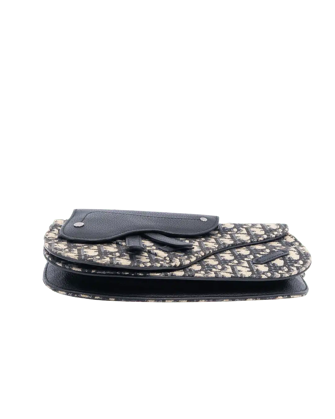 DIOR SADDLE POUCH BLUE NAVY OBLIQUE JACUARD SHW 16 BO 0252 05801