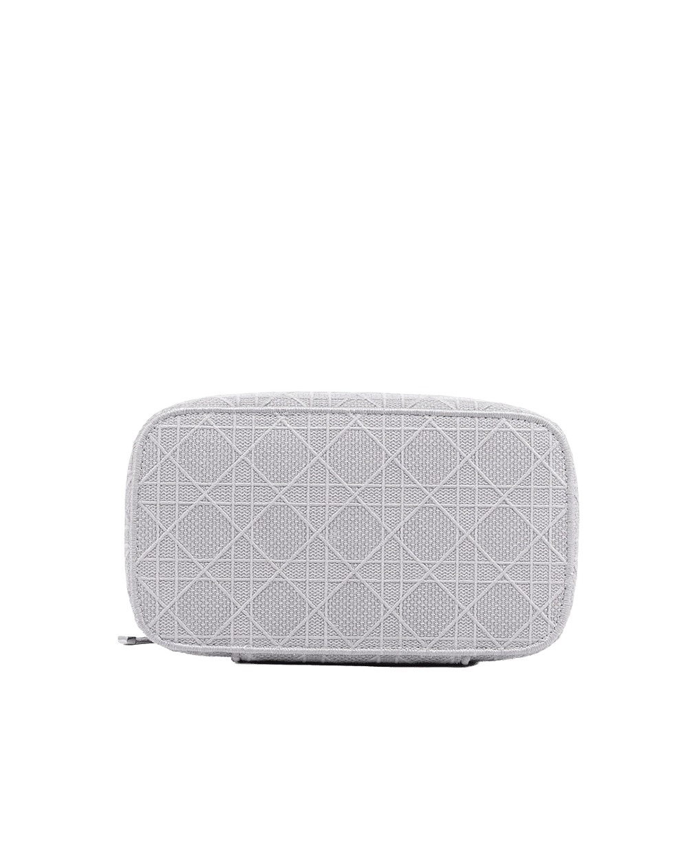 DIOR TRAVEL VANITY CASE 9.5 GRAY EMBROIDERED SHW 06 BO 0290 09119