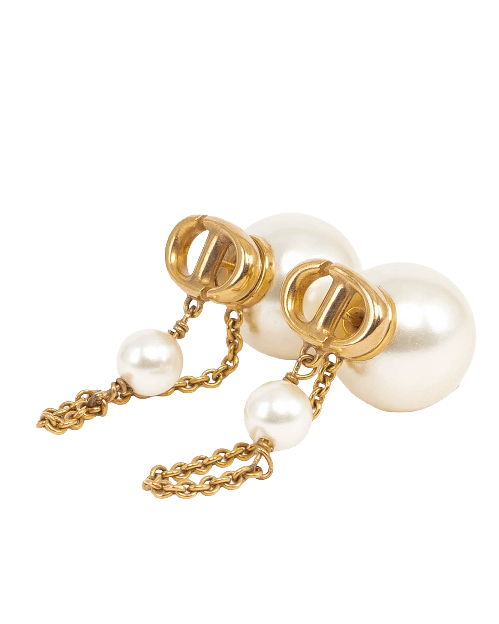 DIOR TRIBALES EARRINGS PEARL GHW 05771