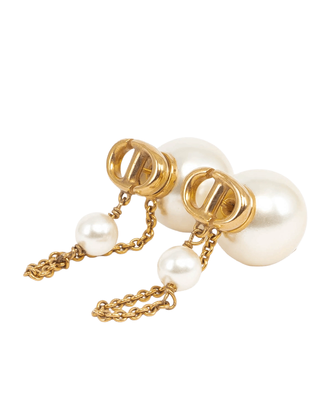 DIOR TRIBALES EARRINGS PEARL GHW 05771