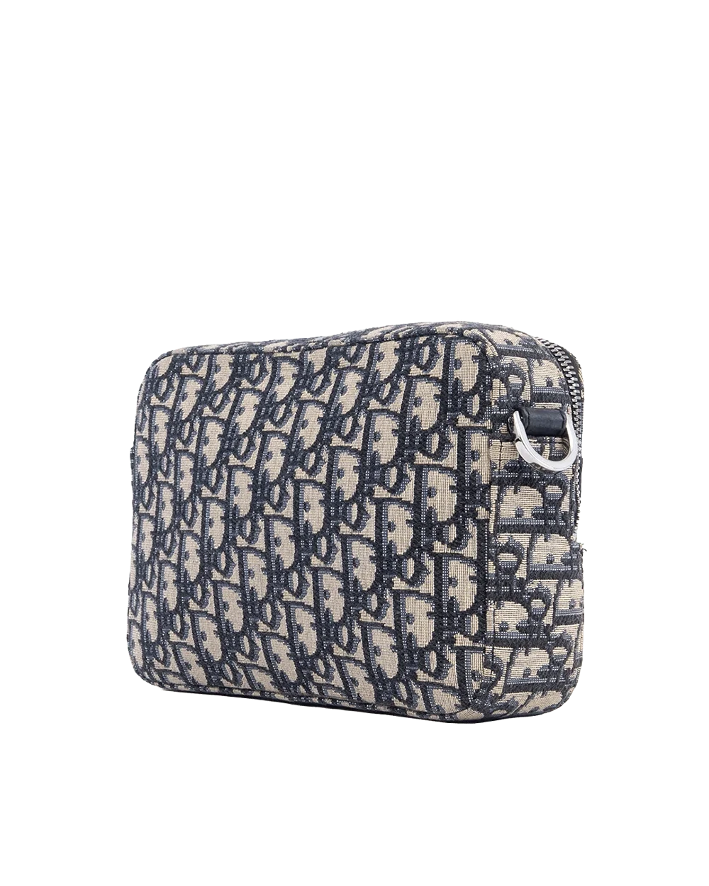 DIOR x KENNY SCHARF SAFARI MESSENGER BLUE NAVY OBLIQUE JACUARD SHW 26 BO 0221 08493