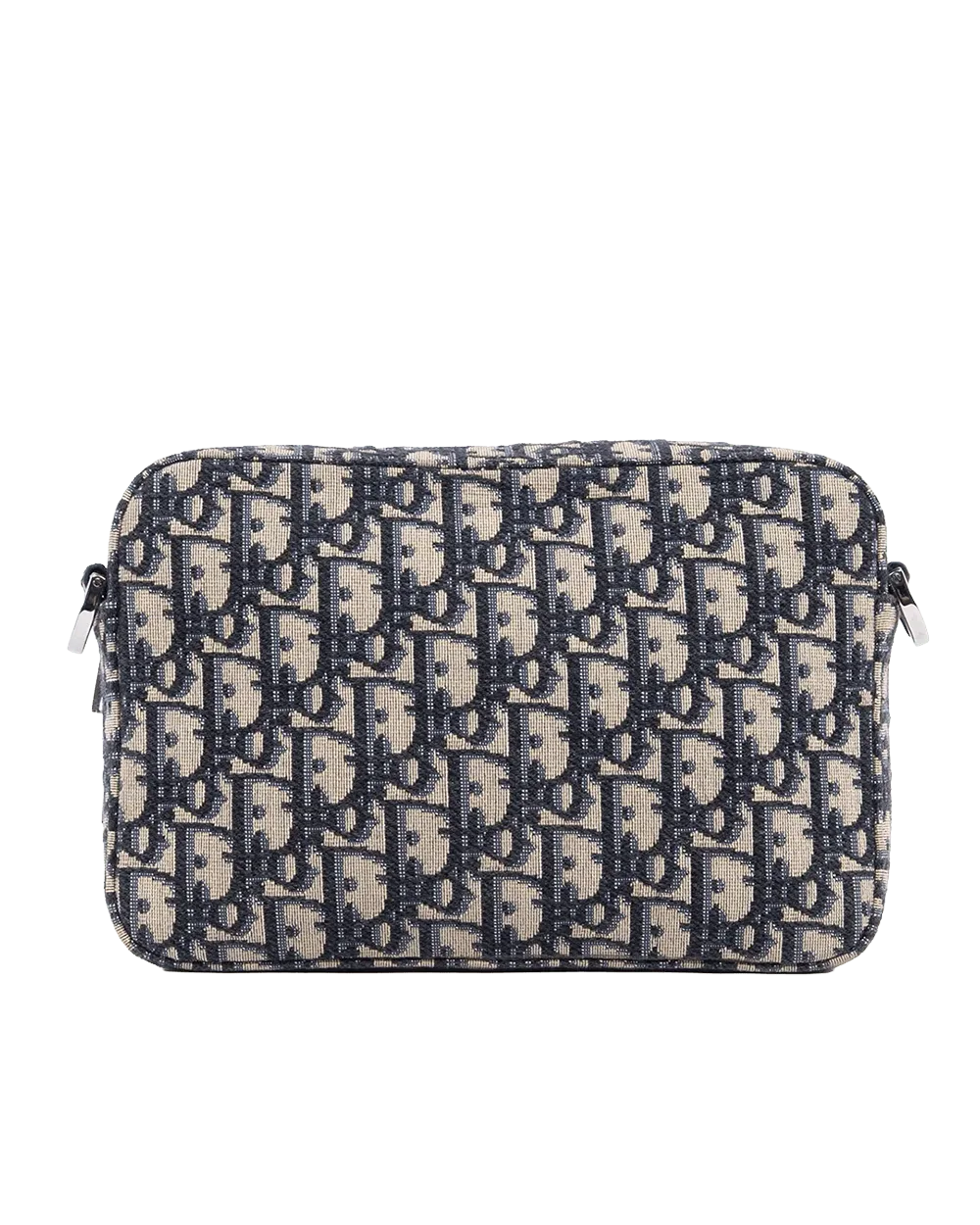 DIOR x KENNY SCHARF SAFARI MESSENGER BLUE NAVY OBLIQUE JACUARD SHW 26 BO 0221 08494