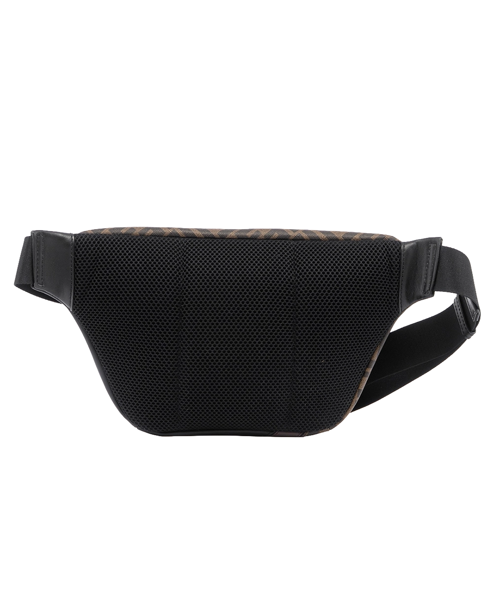 FENDI FABRIC BELT BAG BLACK BROWN SHW 7VA434 A9XS 12085 208 02469