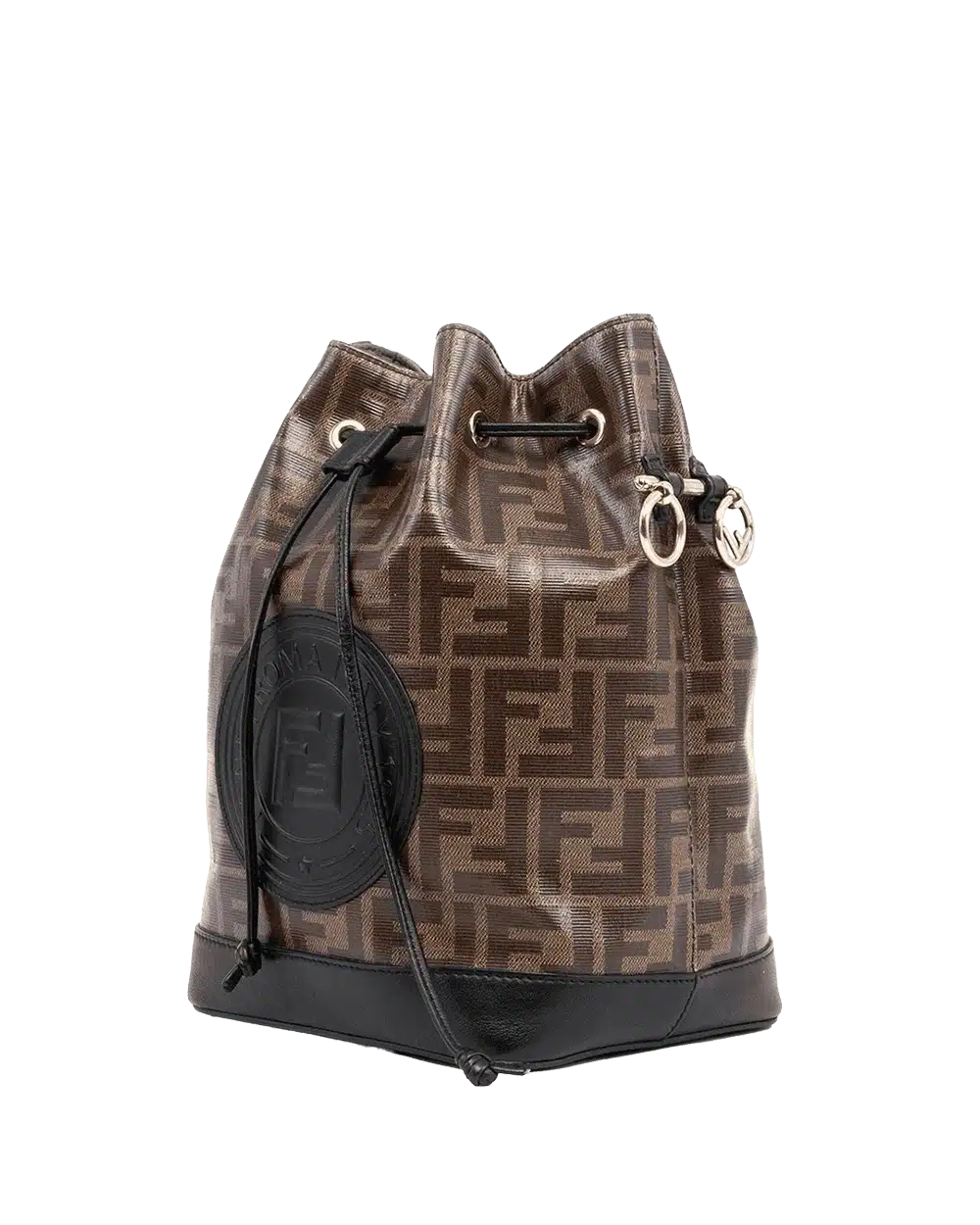 FENDI MON TRESOR BUCKET BROWN BLACK CALF GHW 06906 result