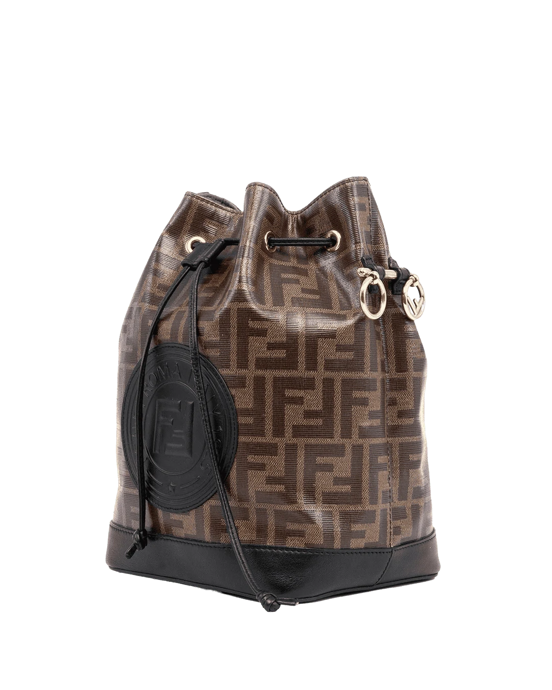 FENDI MON TRESOR BUCKET BROWN BLACK CALF GHW 06906 result