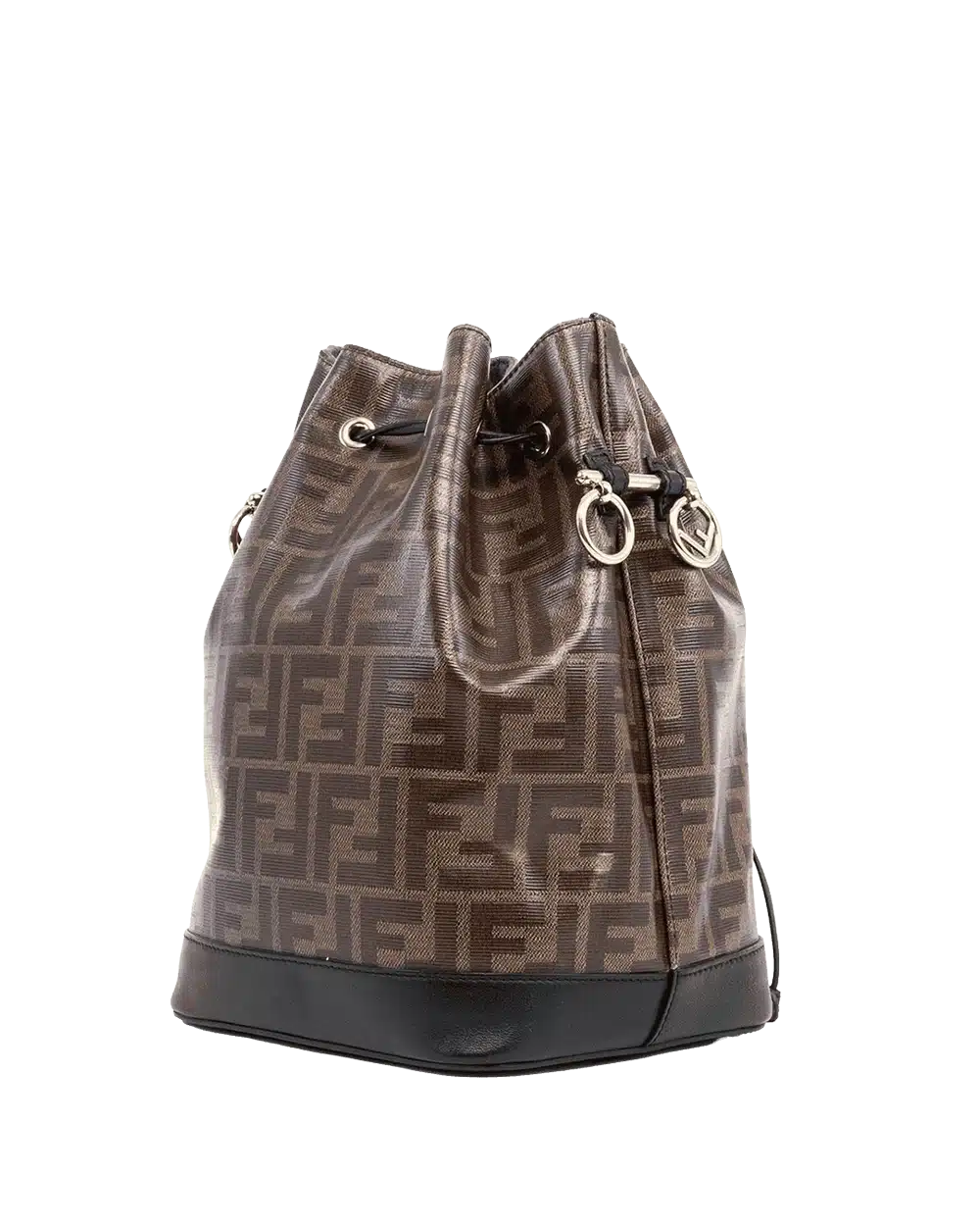 FENDI MON TRESOR BUCKET BROWN BLACK CALF GHW 06907 result