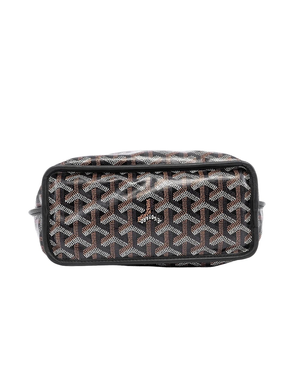 GOYARD ANJOU MINI BLACK CANVAS SHW MAE020229 00298
