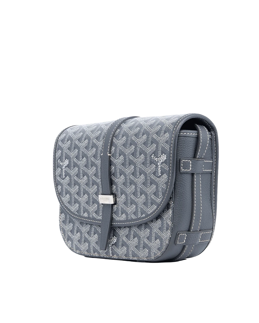 GOYARD BELVEDERE PM GREY CANVAS SHW MAE 020235 08511