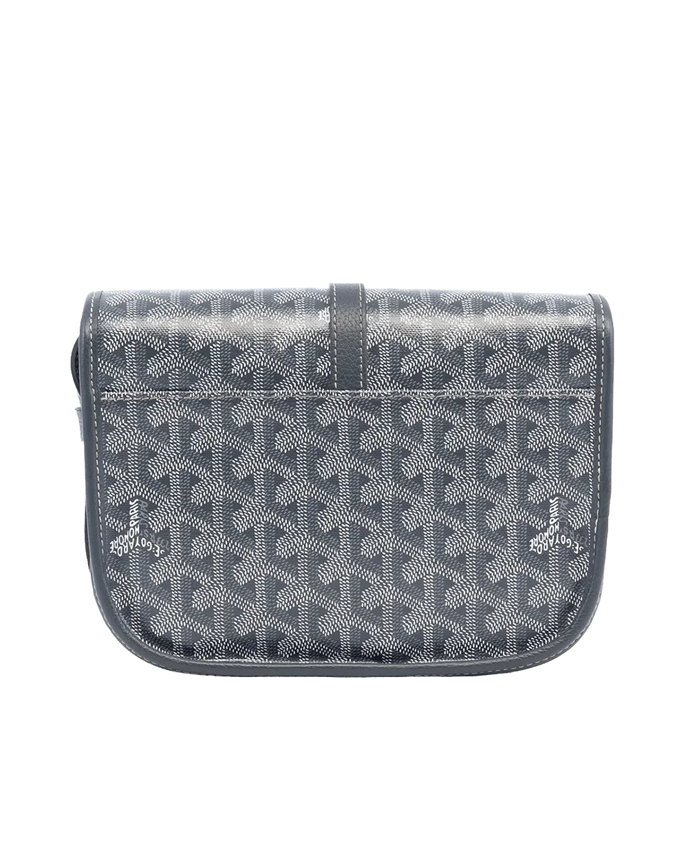 GOYARD BELVEDERE PM GREY CANVAS SHW MAE 020235 08513