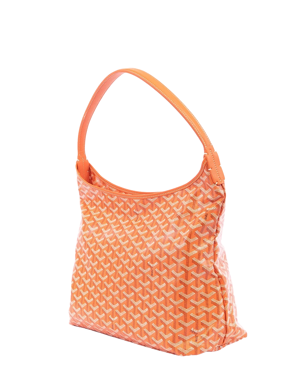 GOYARD BOHEME HOBO PM ORANGE CANVAS SHW LME020234 00310