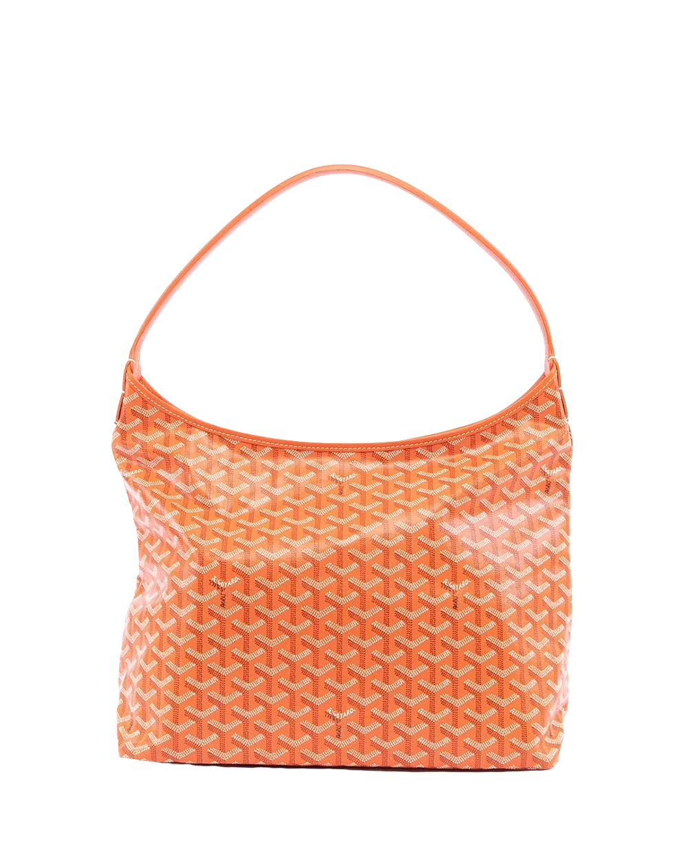 GOYARD BOHEME HOBO PM ORANGE CANVAS SHW LME020234 00312