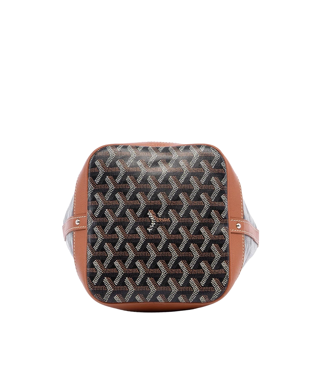 GOYARD PETIT FLOT BROWN CANVAS SHW LME 020224 00750