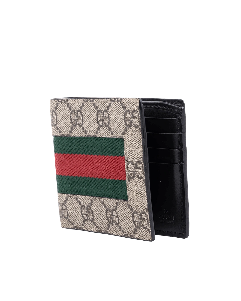 GUCCI 8 CARDS SHORT BROWN RED GREEN GG SUPREME MONOGRAM CANVAS 408827 2778 09654