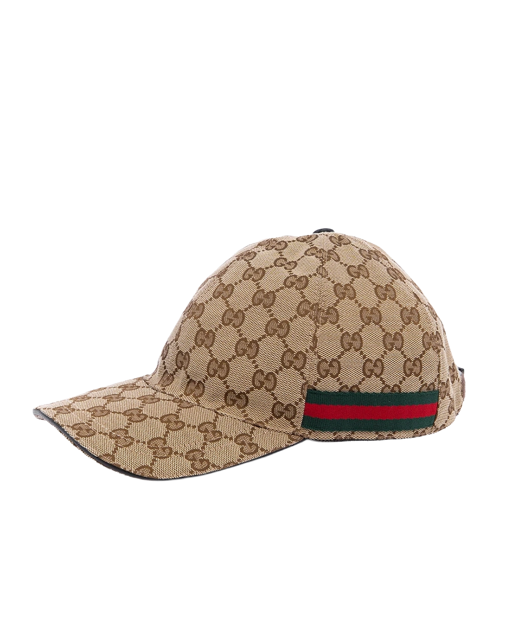 GUCCI BASEBALL CAP XL BROWN CANVAS SHW 00911