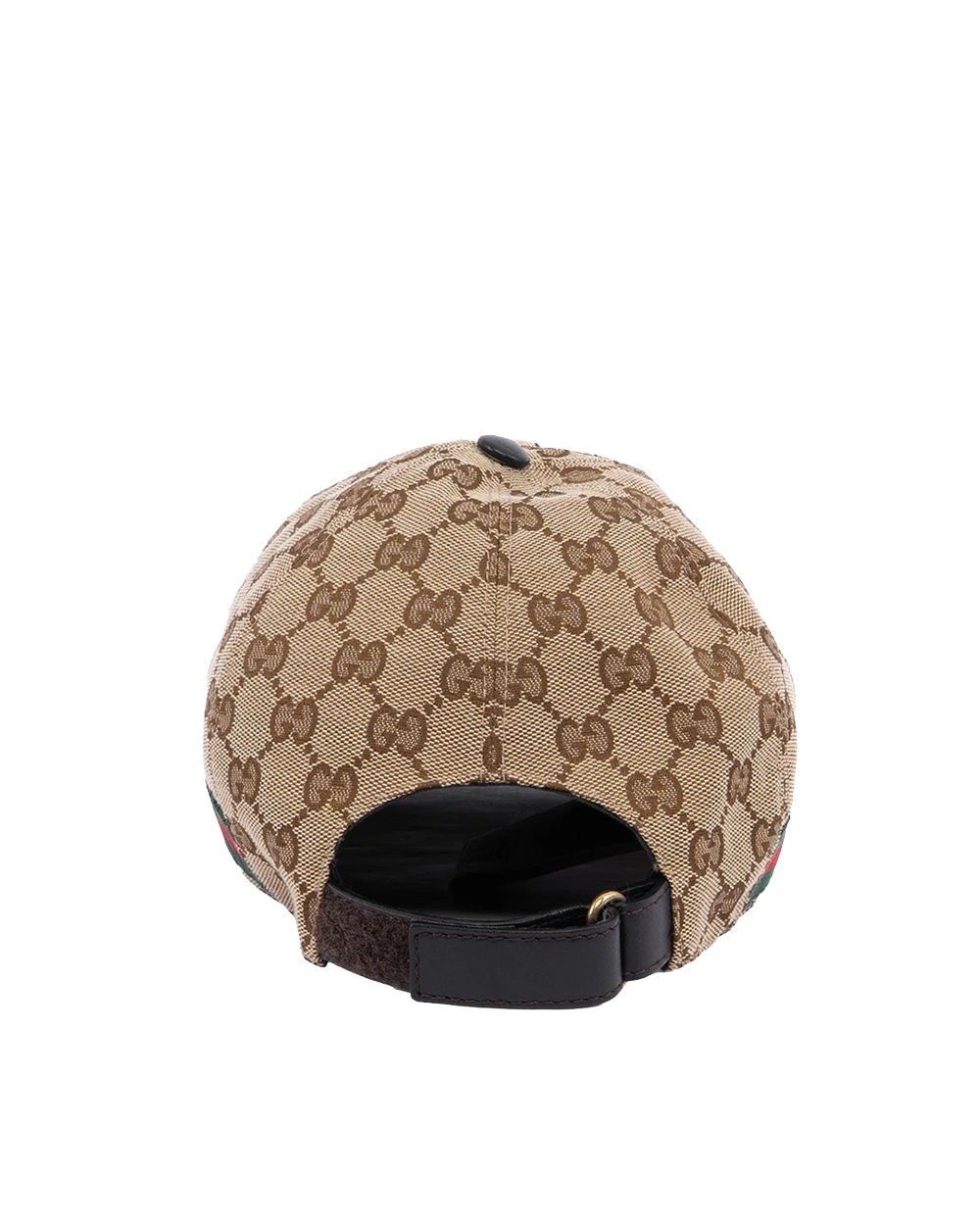 GUCCI BASEBALL CAP XL BROWN CANVAS SHW 00913
