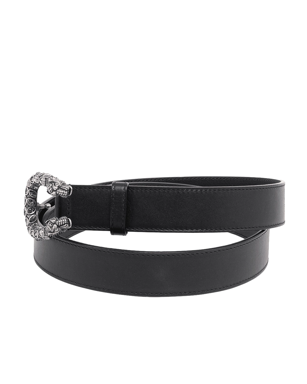 GUCCI BELT 3 CM 85 BLACK CALF RSHW 06020