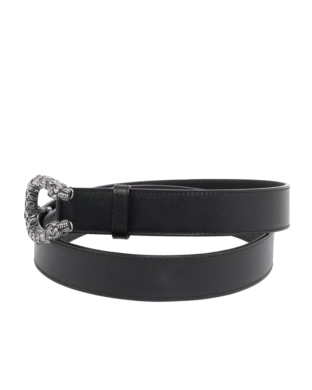 GUCCI BELT 3 CM 85 BLACK CALF RSHW 06020
