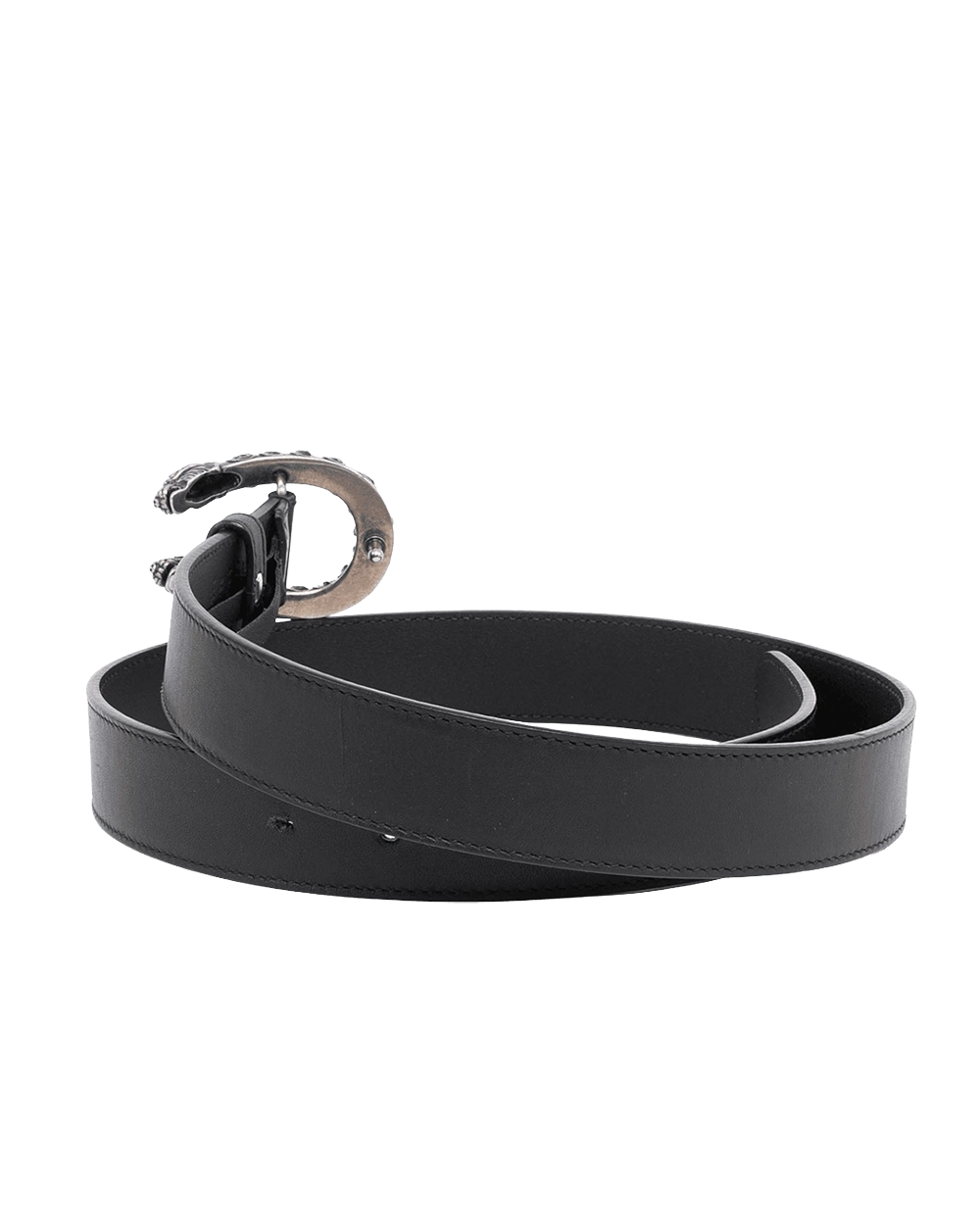 GUCCI BELT 3 CM 85 BLACK CALF RSHW 06022