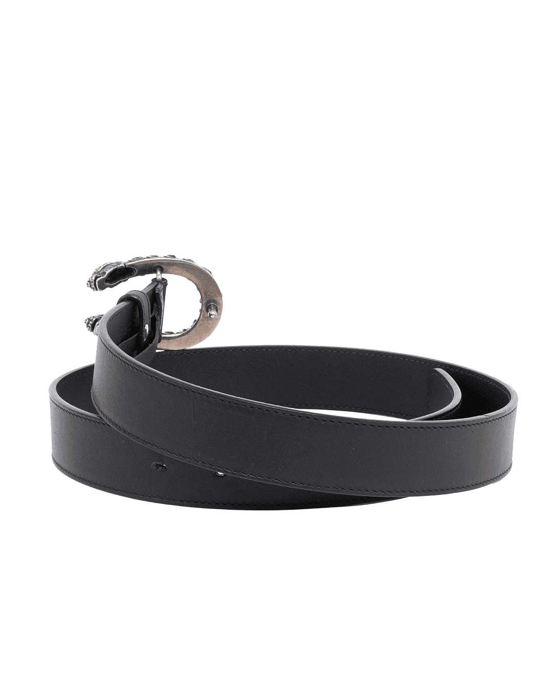 GUCCI BELT 3 CM 85 BLACK CALF RSHW 06022