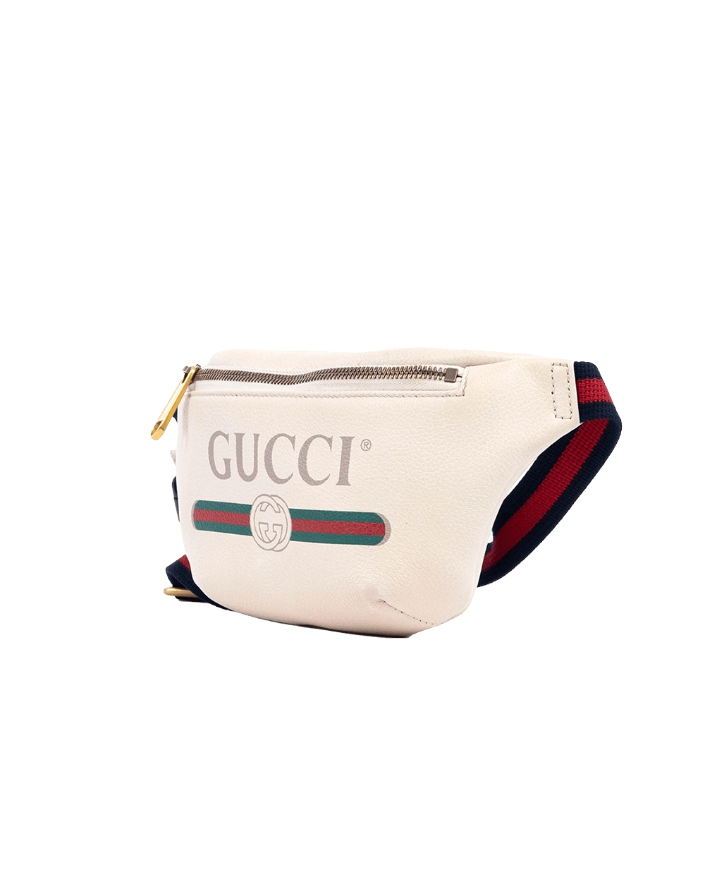 GUCCI BELT BAG MINI WHITE CALF GHW 527792 436628 08271