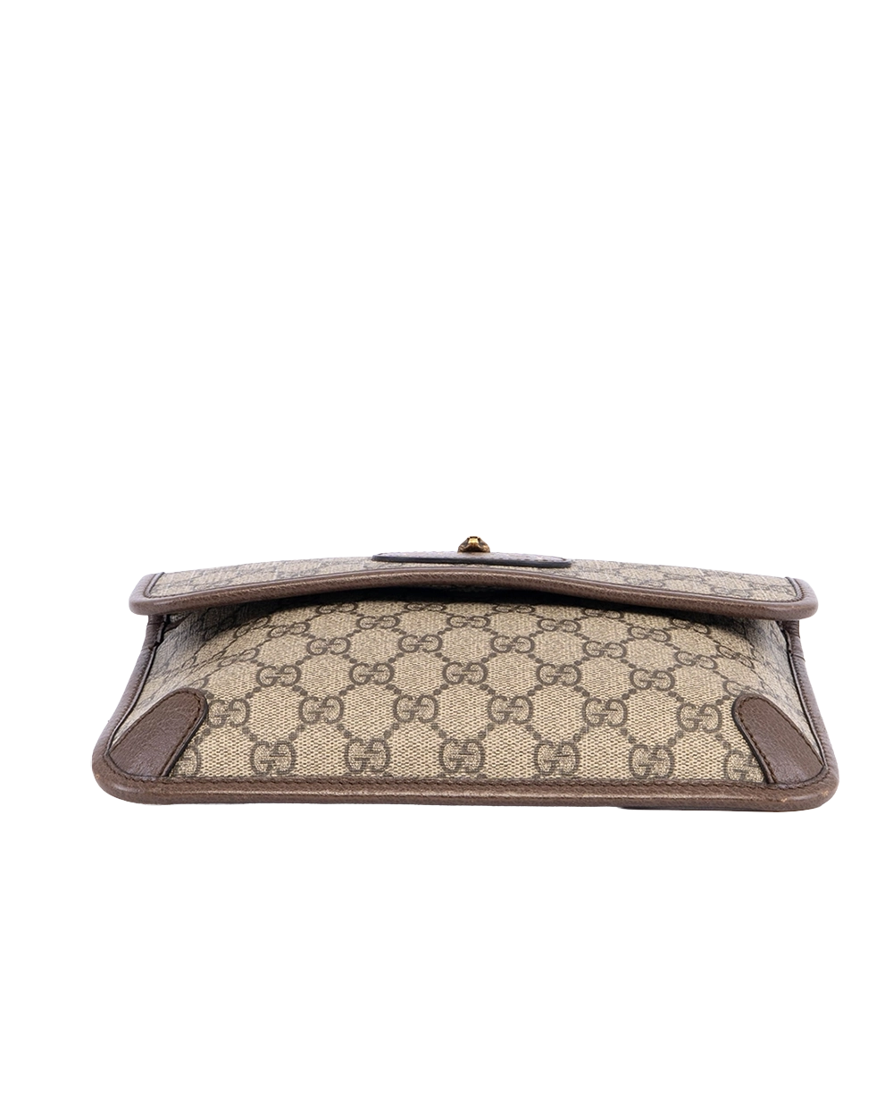 GUCCI BELT BAG TIGER BROWN GG MONOGRAM CANVAS GHW 493930 568024 04186