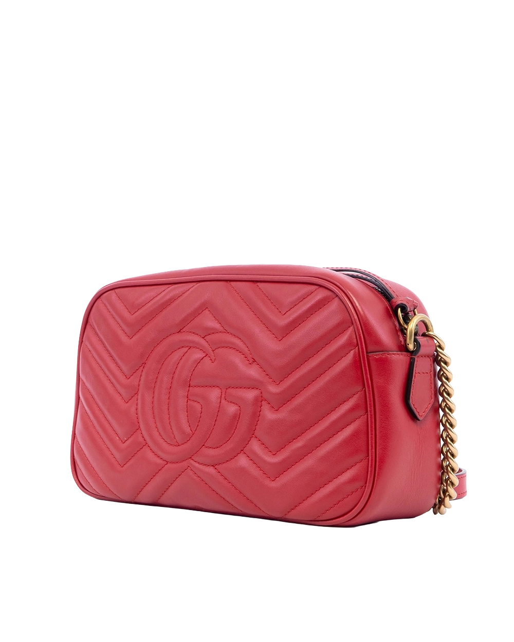 GUCCI CAMERA MARMONT 24 RED CALF GHW 447632 001998 01066