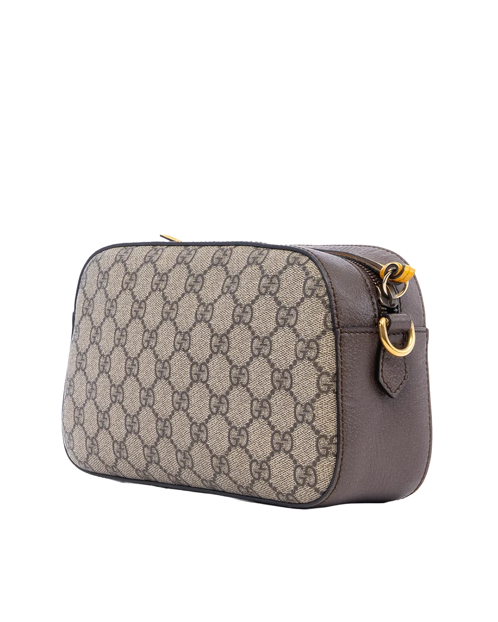 GUCCI CAMERA TIGER BROWN GG MONOGRAM CANVAS GHW 476466 498879 01137