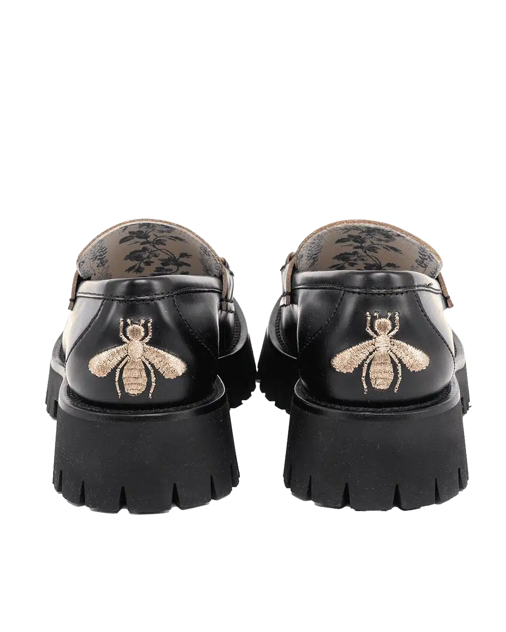 GUCCI CHUNKY LOAFERS 38 BLACK CALF GHW 577236 048 07492 result