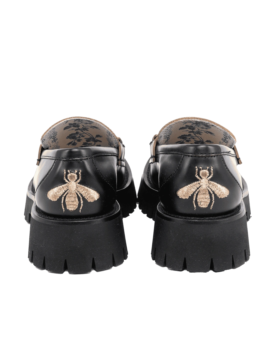 GUCCI CHUNKY LOAFERS 38 BLACK CALF GHW 577236 048 07492 result