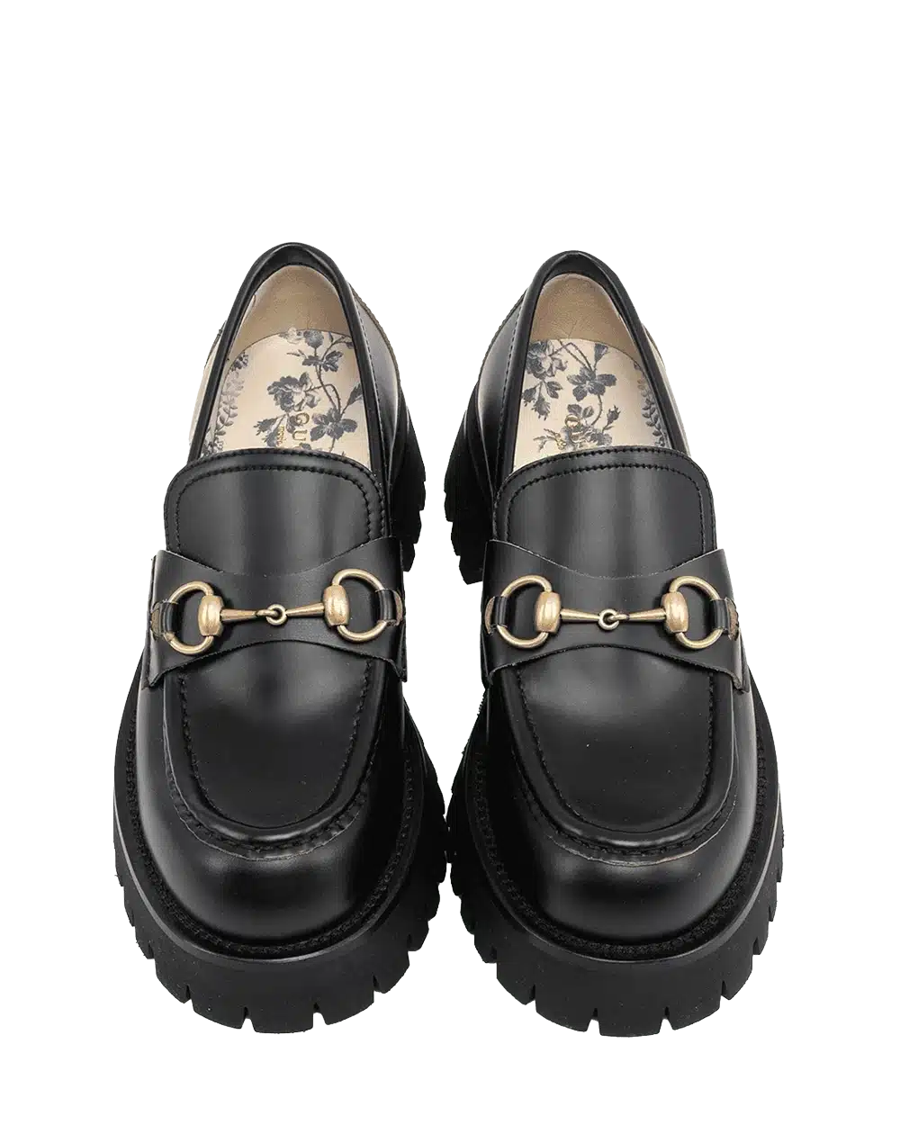 GUCCI CHUNKY LOAFERS 38 BLACK CALF GHW 577236 048 07493 result