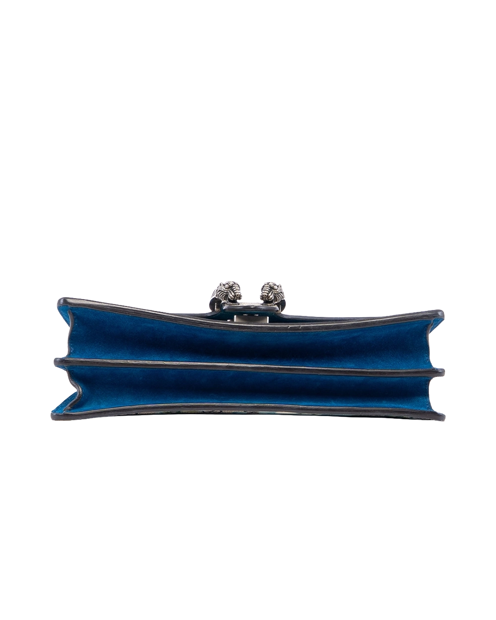 GUCCI DIONYSUS SMALL BROWN FLORAL BLUE GG MONOGRAM CANVAS RHW 400249 520981 02523