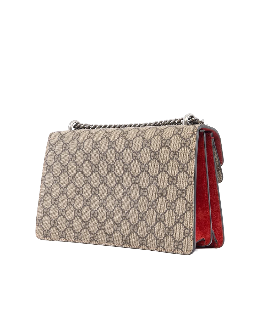 GUCCI DIONYSUS SMALL BROWN RED GG MONOGRAM CANVAS RSHW 400249 486628 02500