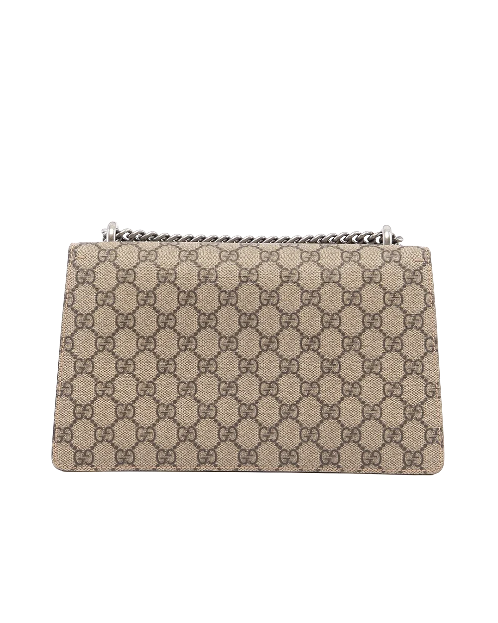 GUCCI DIONYSUS SMALL BROWN RED GG MONOGRAM CANVAS RSHW 400249 486628 02501