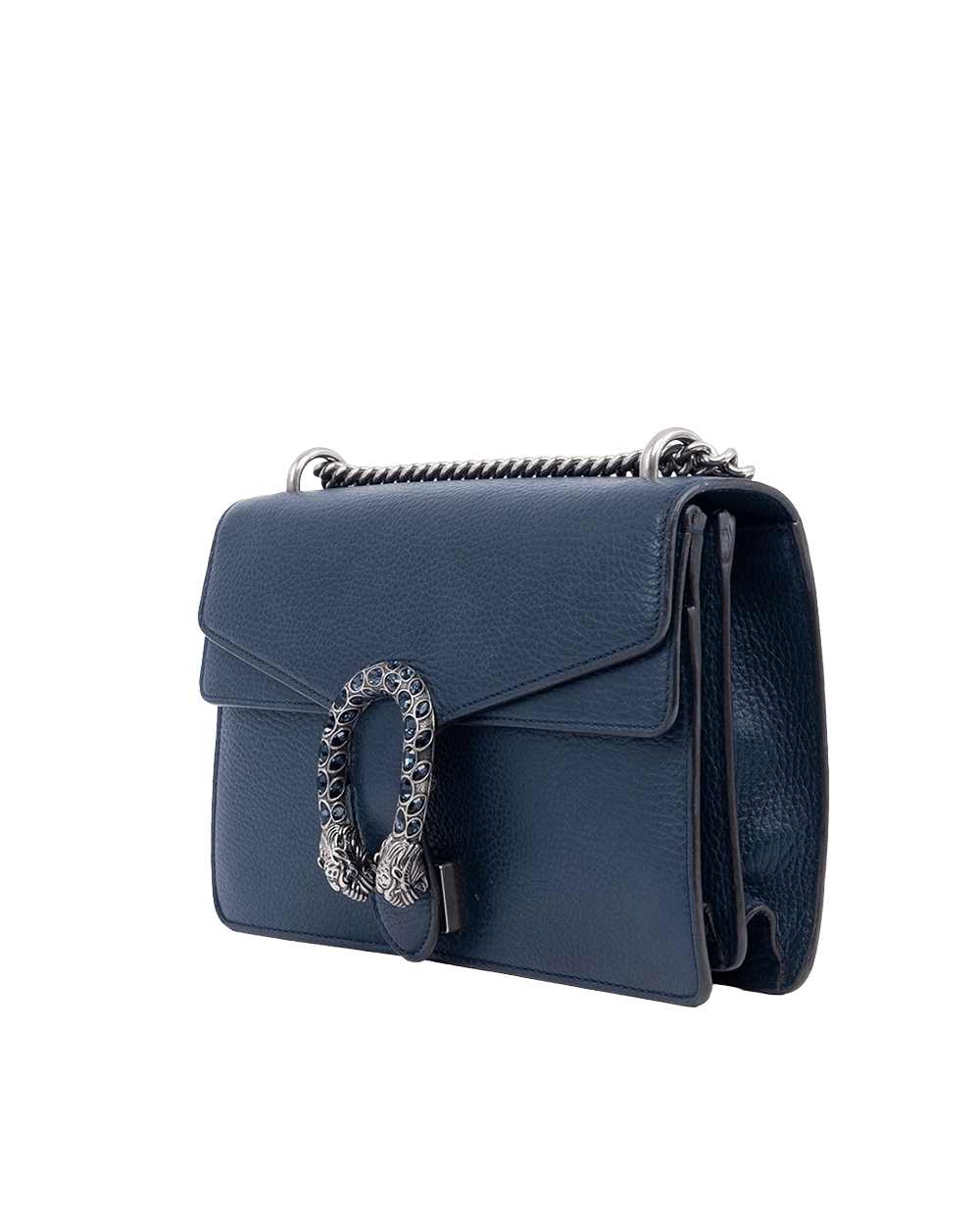 GUCCI DIONYSUS SMALL NAVY CALF SHW 400249 493075 07526