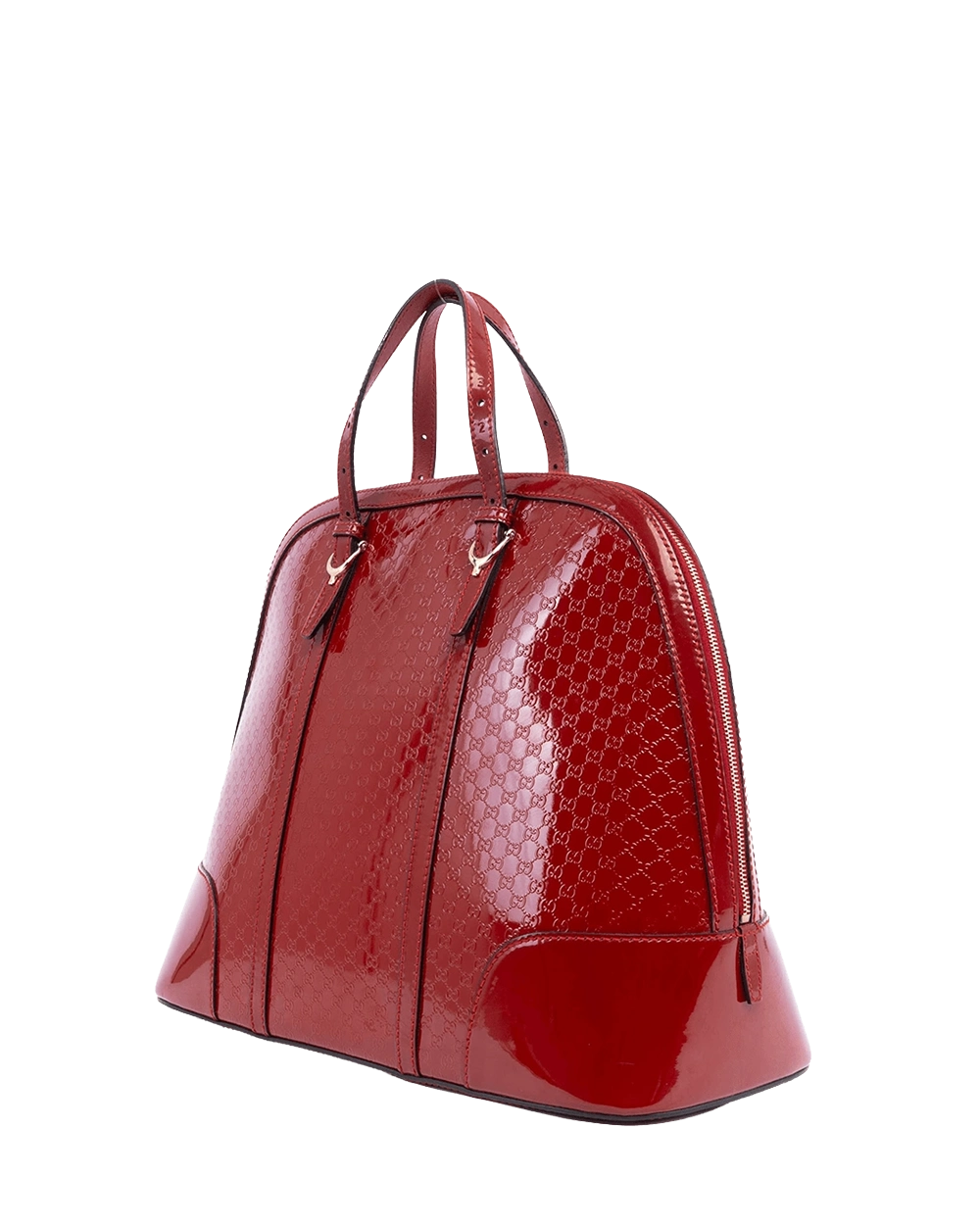 GUCCI DOME CROSSBODY RED PATENT GHW 309616 543014 08704