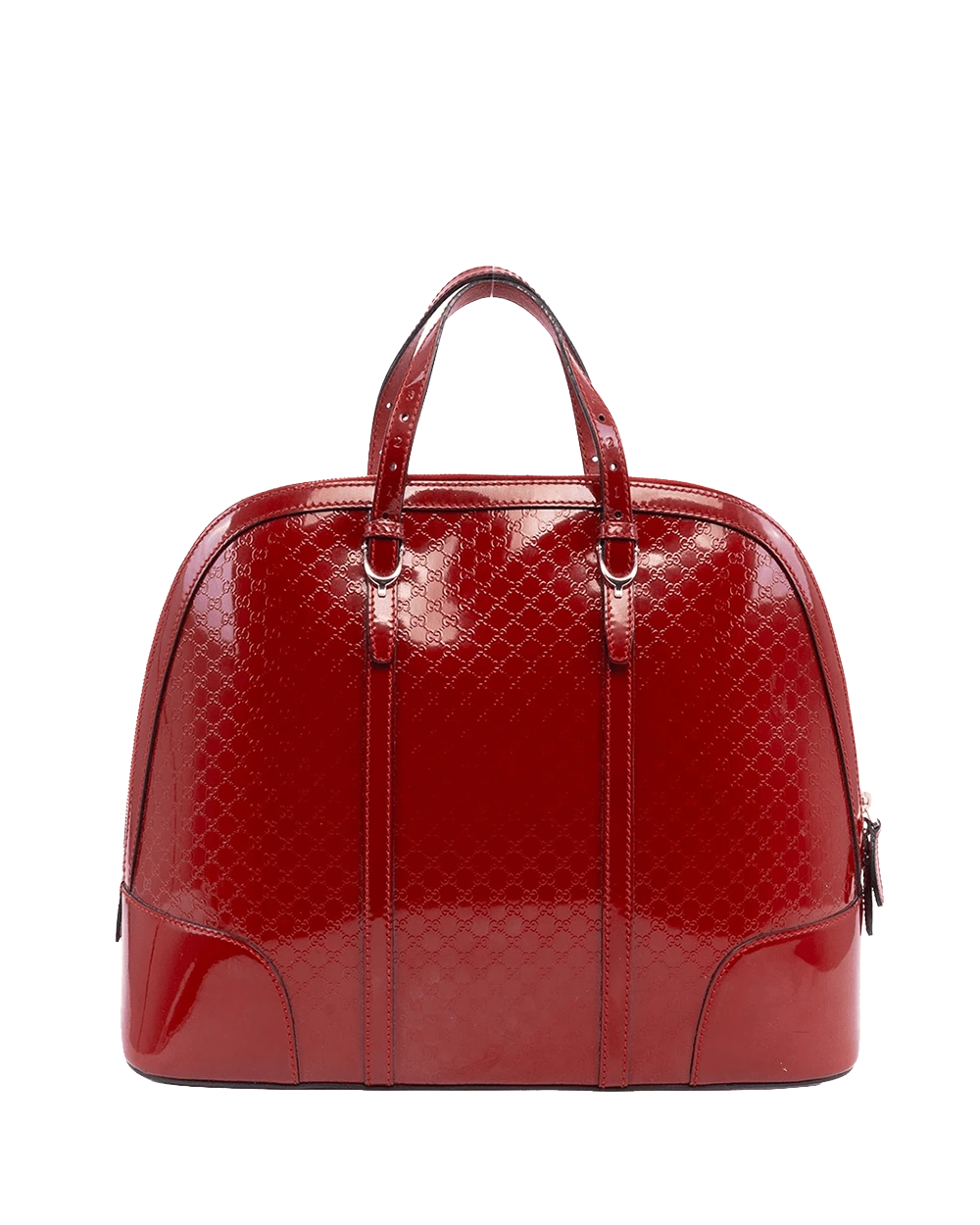 GUCCI DOME CROSSBODY RED PATENT GHW 309616 543014 08706
