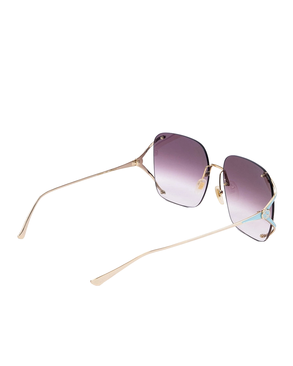 GUCCI GG0646S SQUARE FRAME SUNGLASSES BROWN TEA GHW TOVN059890 02994