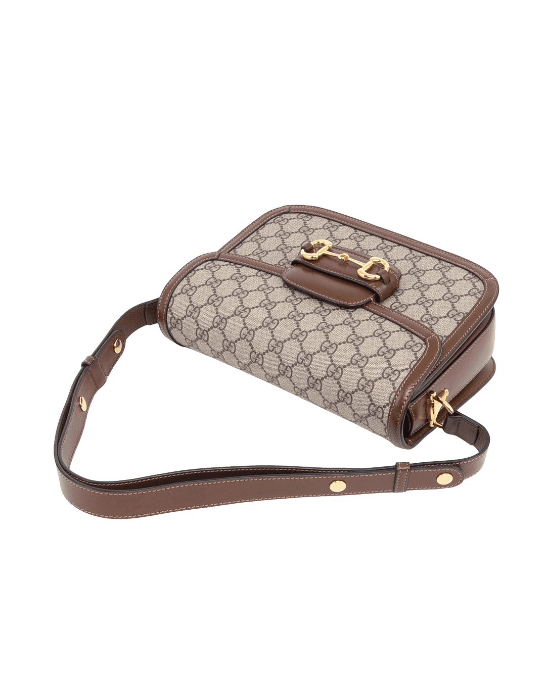 GUCCI HORSEBIT 1955 MEDIUM BROWN GG MONOGRAM CANVAS GHW 602204 493075 06675 result