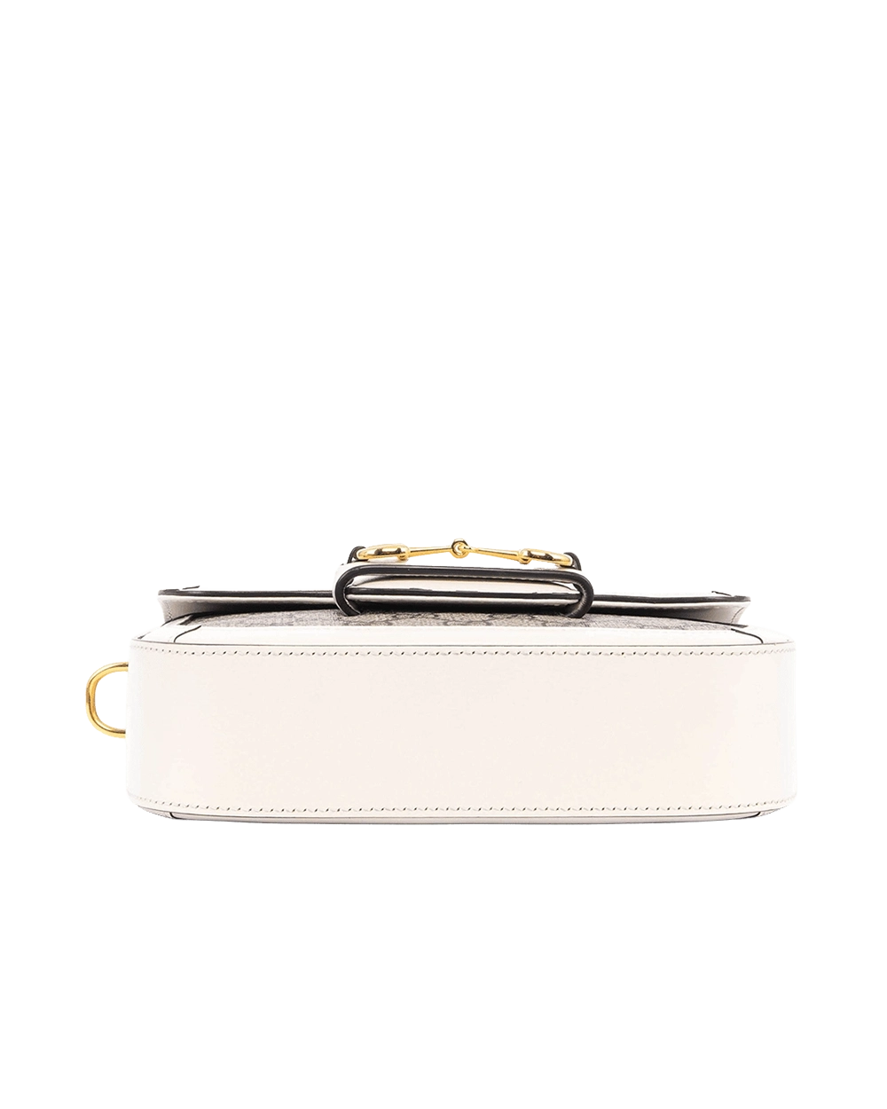 GUCCI HORSEBIT 1955 MINI WHITE GG MONOGRAM CANVAS GHW 658574 498879 00198