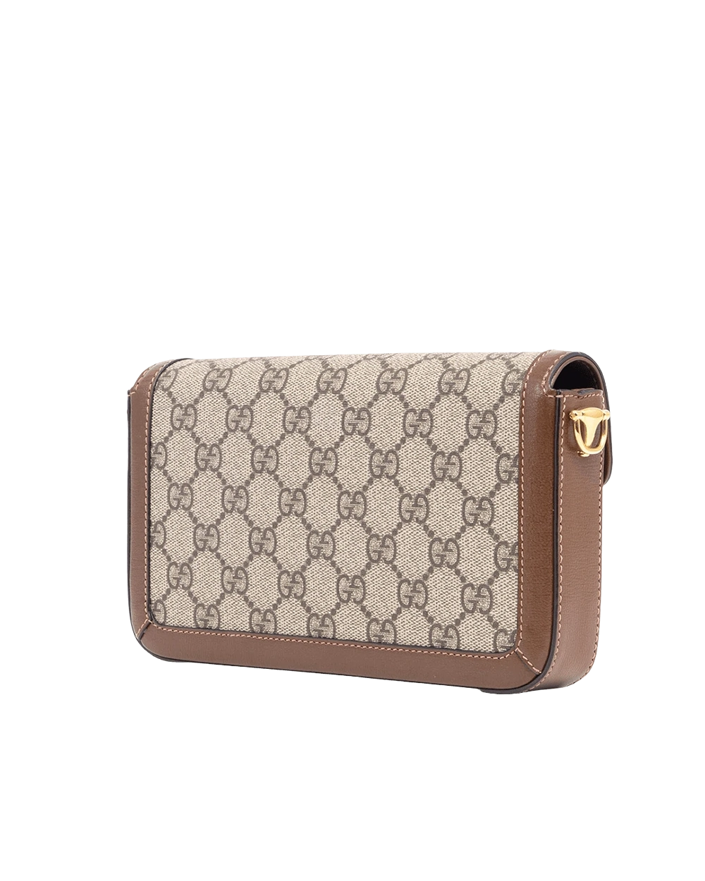 GUCCI HORSEBIT 1955 SHOLDER BAG SMALL BROWN GG MONOGRAM CANVAS GHW 05853