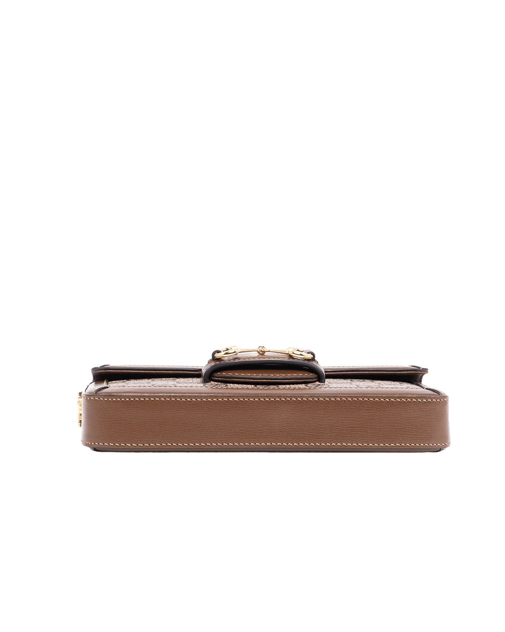 GUCCI HORSEBIT 1955 SHOLDER BAG SMALL BROWN GG MONOGRAM CANVAS GHW 05855