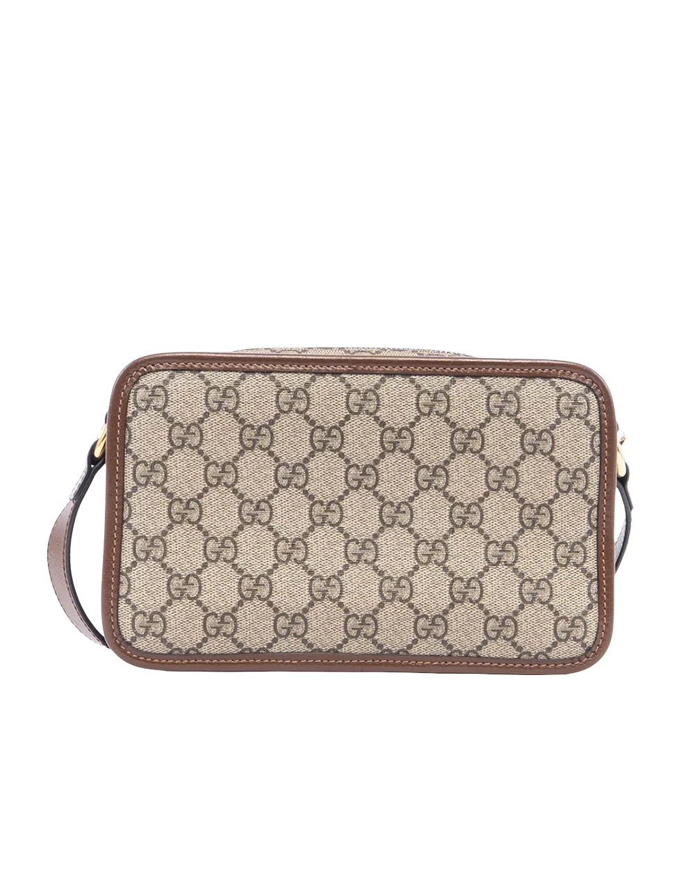 GUCCI INTERLOCK G MINI BROWN GG MONOGRAM CANVAS GHW 658572 2184 01082
