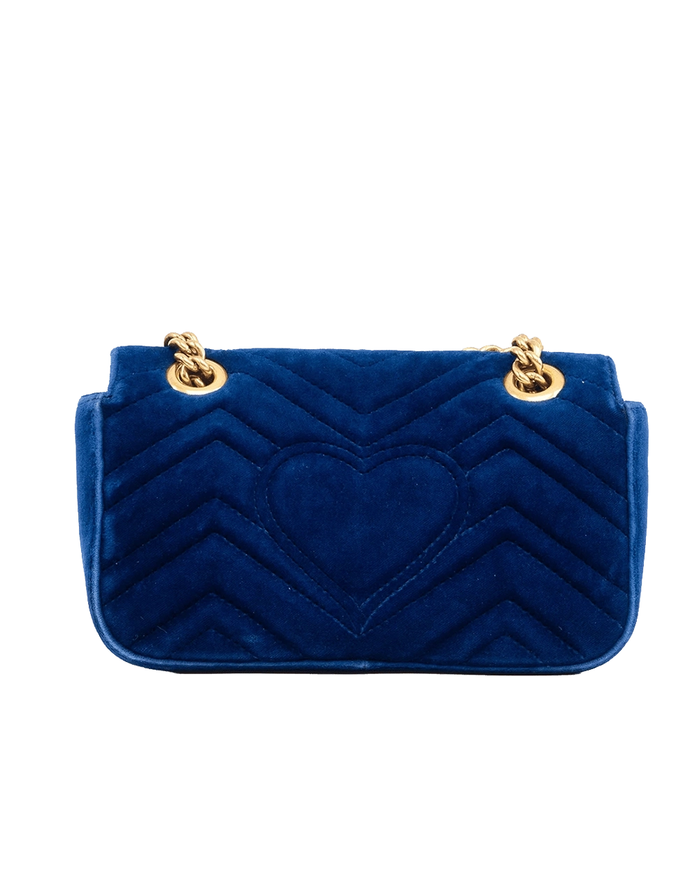 GUCCI MARMONT 22 BLUE NAVY VELVET RGHW 446744 213048 05704