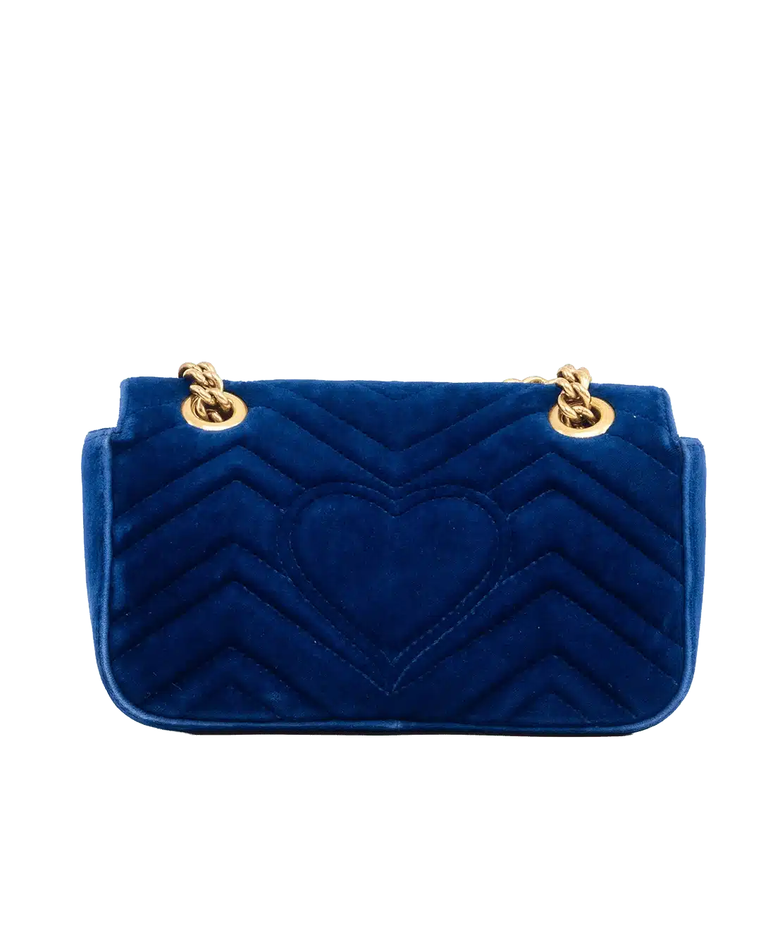 GUCCI MARMONT 22 BLUE NAVY VELVET RGHW 446744 213048 05704