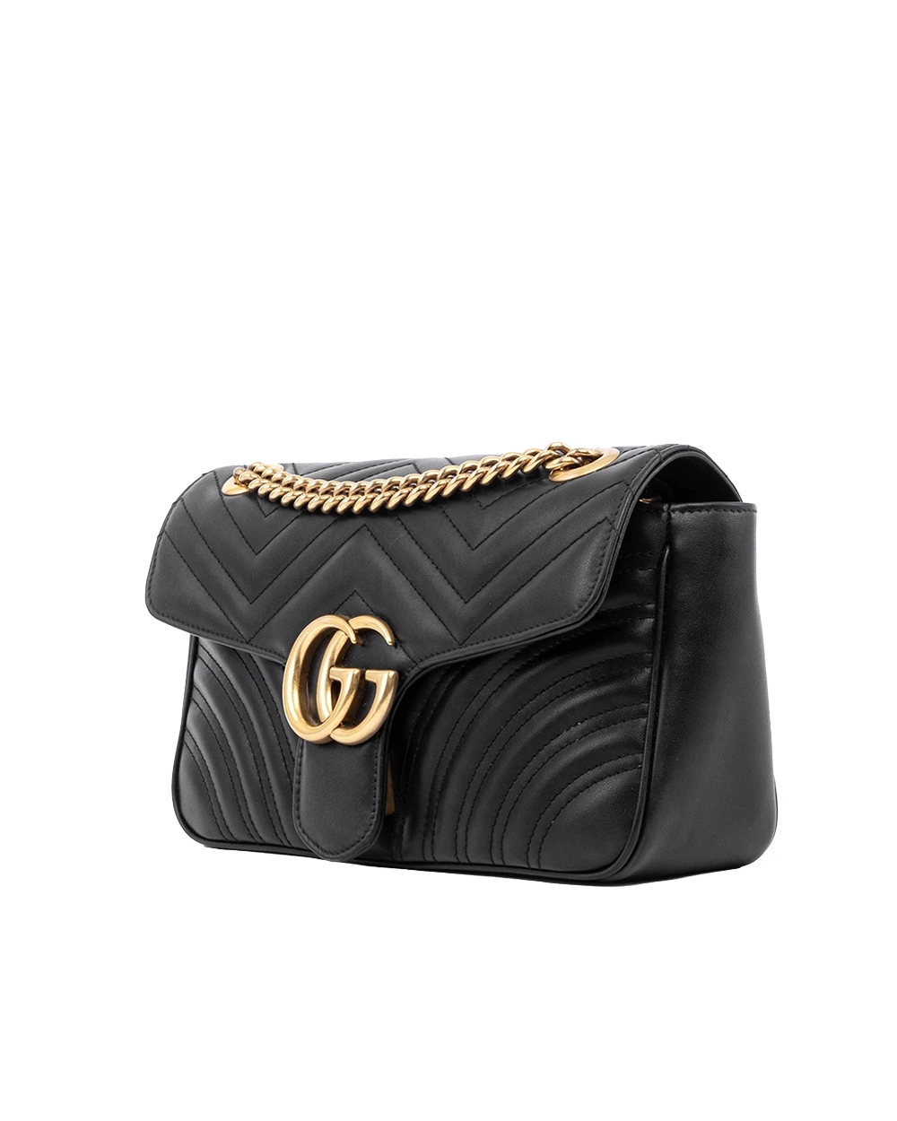 GUCCI MARMONT 26 BLACK CALF GHW 443497 525040 02242 result