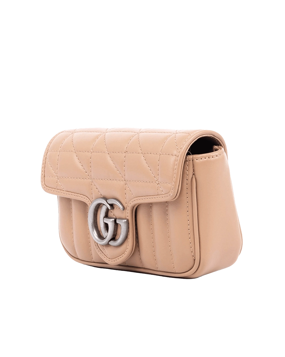 GUCCI MARMONT SUPER MINI BEIGE CALF RSHW 476433 203887 09619
