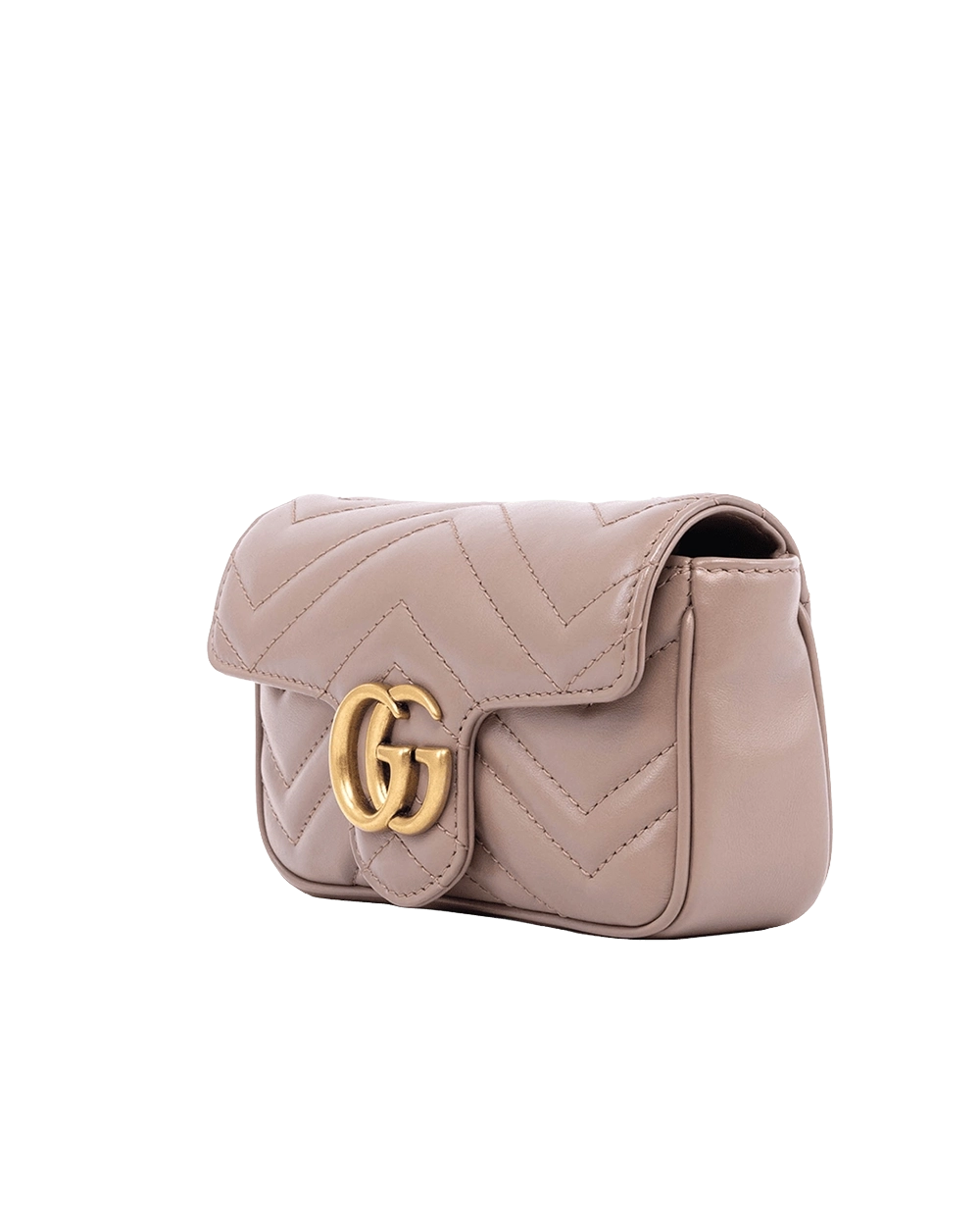 GUCCI MARMONT SUPER MINI BEIGE NUDE CALF GHW 476433 493075 09846