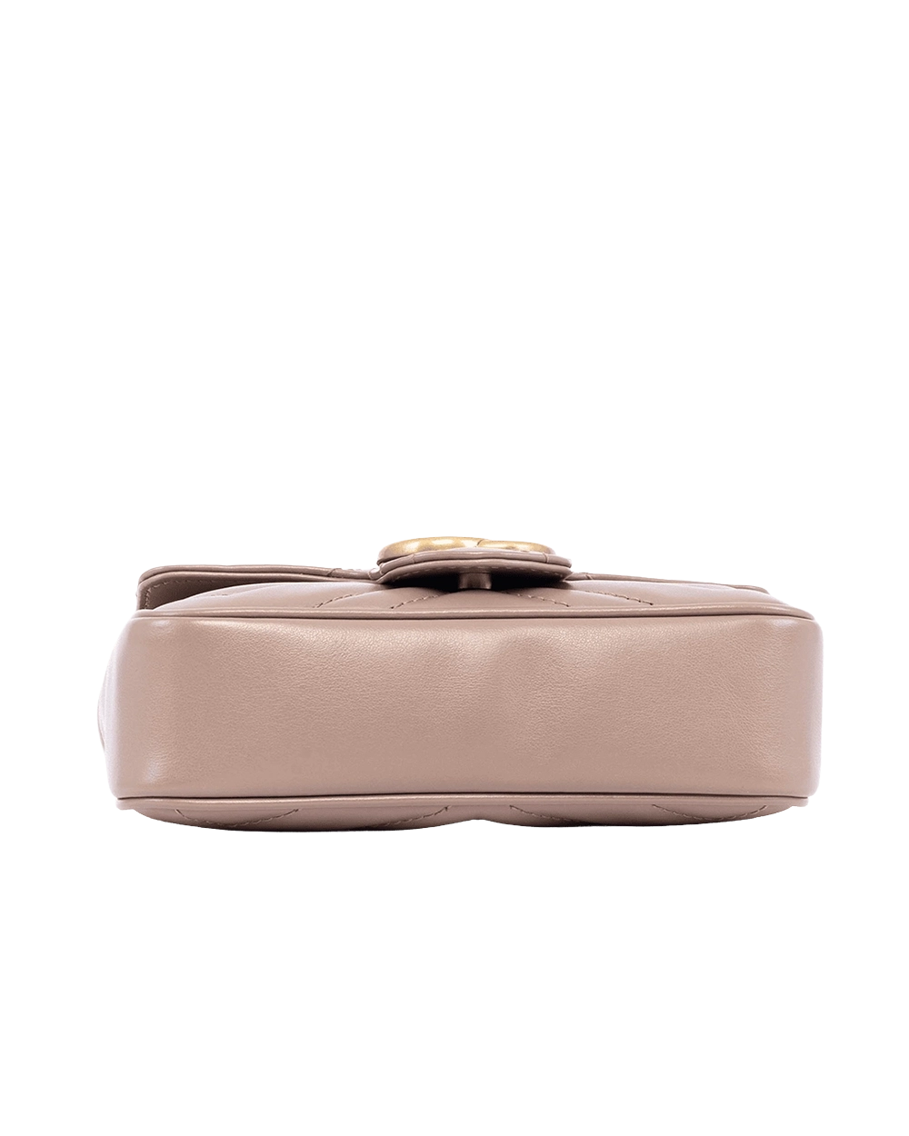 GUCCI MARMONT SUPER MINI BEIGE NUDE CALF GHW 476433 493075 09849