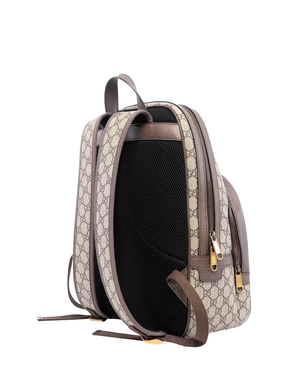 GUCCI OPHIDIA BACKPACK MEDIUM BROWN GG MONOGRAM CANVAS GHW 547967 493075 02720